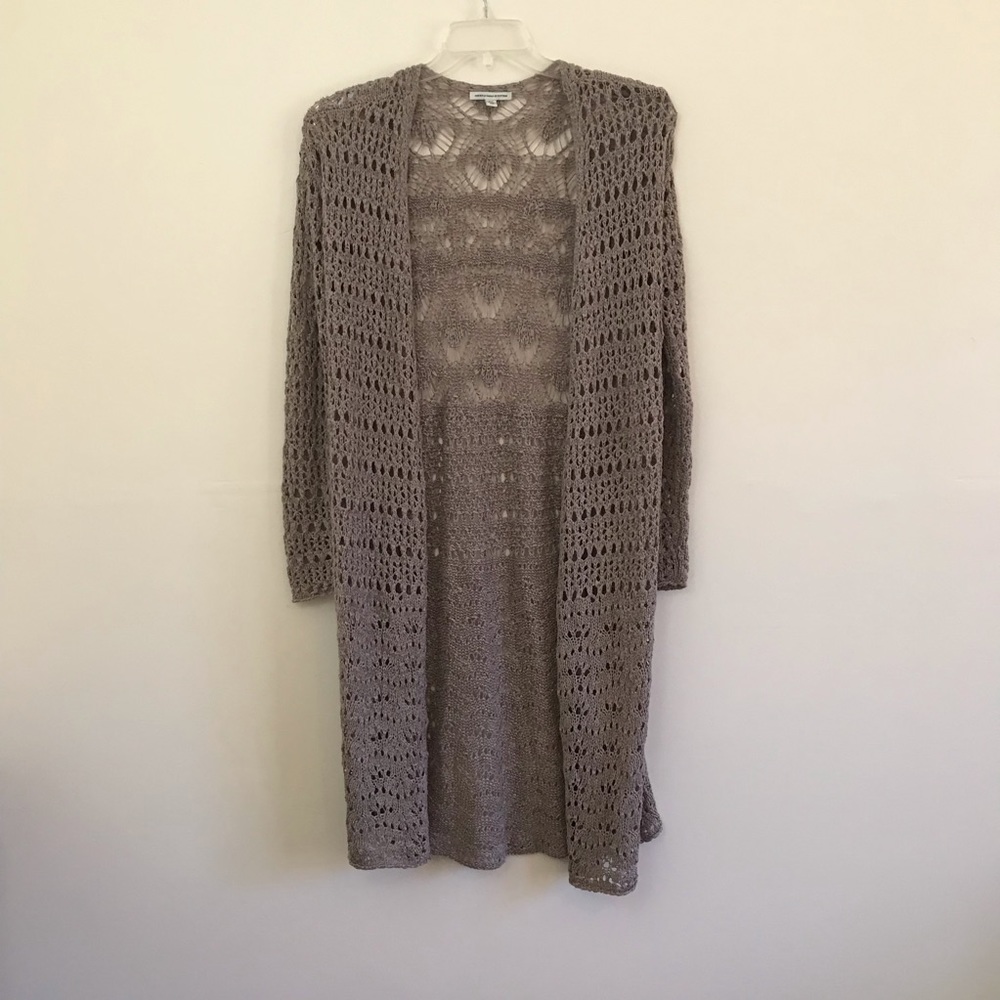 American Eagle Long Cardigan Size Small